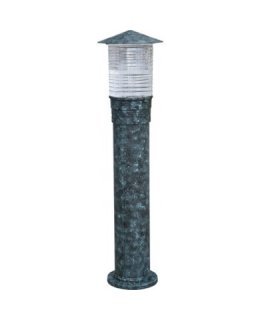 Dabmar D350-LED140-BZ 120V Cast Aluminum Bollard VERDE GREEN